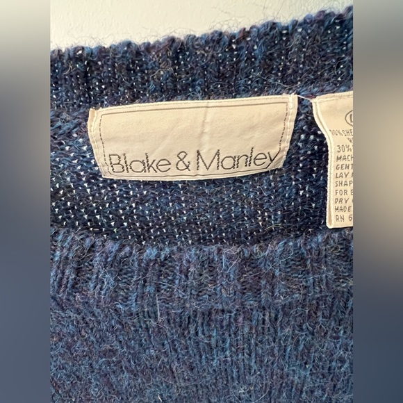 Blake&Manley Vintage Men's Sweater Sz L - Picture 2 of 4